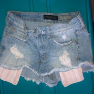 Aeropastel high waisted shorts